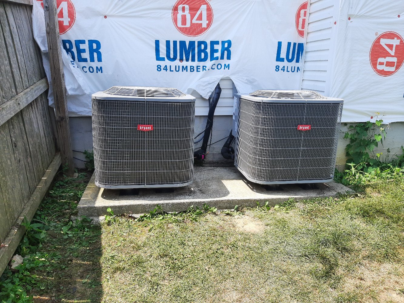 Hail Damage on 2 Condensing Units, Heat Pumps Replaced In Hampton Ridge Subdivision, Richmond, KY
