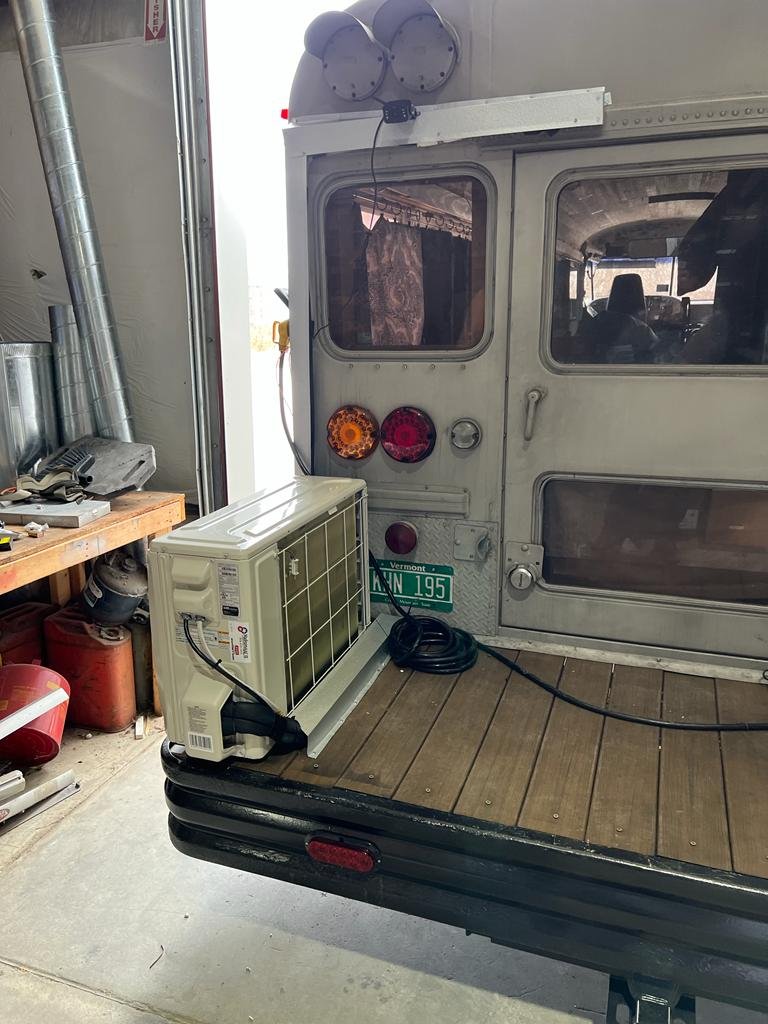 Bus Ductless Mini-Split Install in Richmond, KY