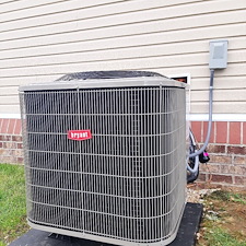 Still-seeing-hail-damage-Bryant-Heat-Pump-Air-Handler-Changeout-Copley-Pointe-Dr-Richmond-KY-Loot-at-the-before-after-pics 1